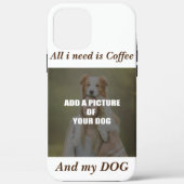 Coffee & my Dog Throw Pillow Case-Mate iPhone Case (Achterkant)