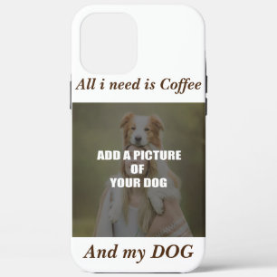 Coffee & my Dog Throw Pillow Case-Mate iPhone Case
