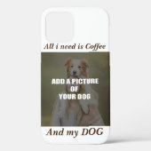 Coffee & my Dog Throw Pillow Case-Mate iPhone Case (Achterkant)