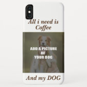 Coffee & my Dog Throw Pillow Case-Mate iPhone Case (Achterkant)