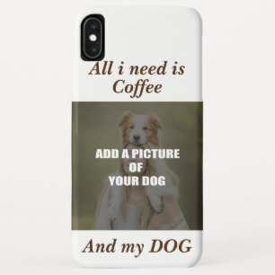 Coffee & my Dog Throw Pillow Case-Mate iPhone Case