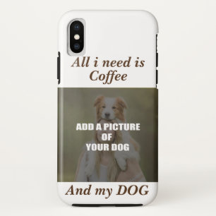 Coffee & my Dog Throw Pillow Case-Mate iPhone Case