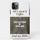 Coffee & my Dog Throw Pillow Case-Mate iPhone Case (Achterkant)