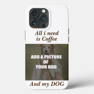 Coffee & my Dog Throw Pillow Case-Mate iPhone Case