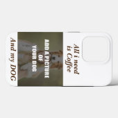 Coffee & my Dog Throw Pillow Case-Mate iPhone Case (Achterkant (horizontaal))