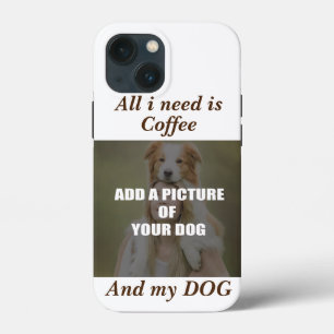Coffee & my Dog Throw Pillow Case-Mate iPhone Case