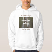 Coffee & my Dog Throw Pillow Hoodie (Voorkant)