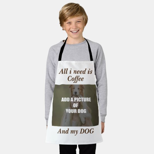 Coffee & my Dog Throw Pillow Schort (Gedragen)