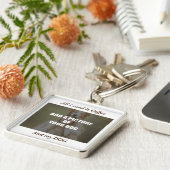 Coffee & my Dog Throw Pillow Sleutelhanger (Zijkant)