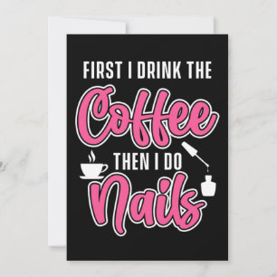 Coffee Nail Tech Manicurist Pedicurist Poolse Gift Kaart
