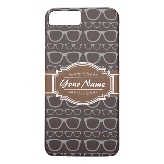 Coffee Nerd Hipster Glasses - persoonlijk Case-Mate iPhone Case (Achterkant)