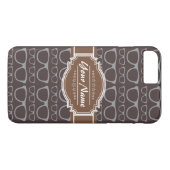 Coffee Nerd Hipster Glasses - persoonlijk Case-Mate iPhone Case (Achterkant (Horizontaal))