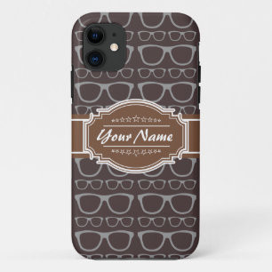 Coffee Nerd Hipster Glasses - persoonlijk Case-Mate iPhone Case