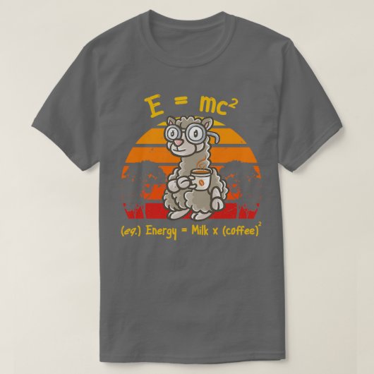 Coffee Nerd Wiskunde Formule Teacher Coffee Mok Ll T-shirt (Design voorkant)