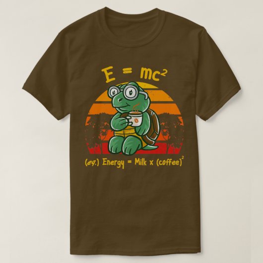 Coffee Nerd Wiskunde Formule Teacher Coffee Mok T-shirt (Design voorkant)