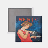 Coffee New Orleans Cafe Magneet (Voorkant / Achterkant)