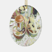 Coffee New Orleans Keramisch Ornament (Rechts)