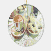 Coffee New Orleans Keramisch Ornament (Links)