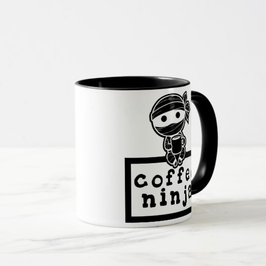 Coffee Ninja Mok (Voorkant rechts)