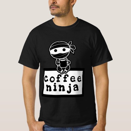 Coffee Ninja T-shirt (Voorkant)