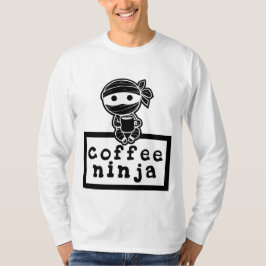 Coffee Ninja T-shirt met lange mouwen