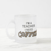 Coffee nodig - Leraar Matglas Koffiemok (Links)