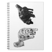 Coffee-Nook Dots — Retriever Duo Notitieboek (Voorkant)