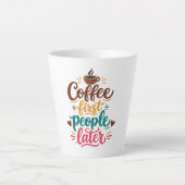Coffee Now People Later Mok (Voorkant)