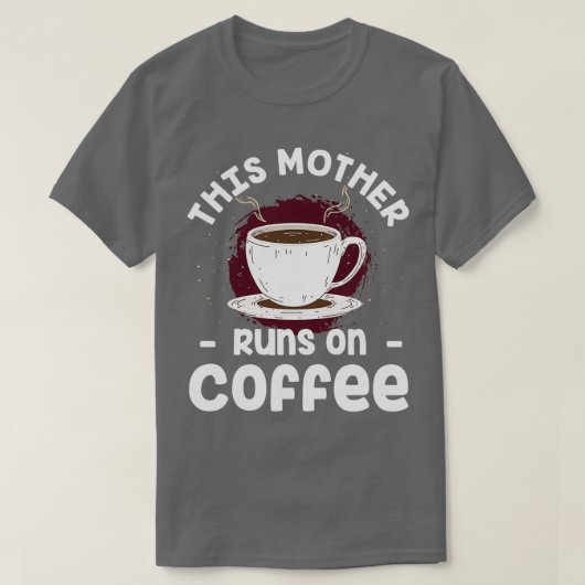 Coffee Nut Espresso Caffeine Cappuccino Tea T-shirt (Design voorkant)