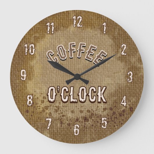 Coffee O'Clock Landelijke Keuken Grote Klok (Voorkant)