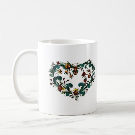Coffee of Tea Mok - Scandinavische Collectie Heart (Links)