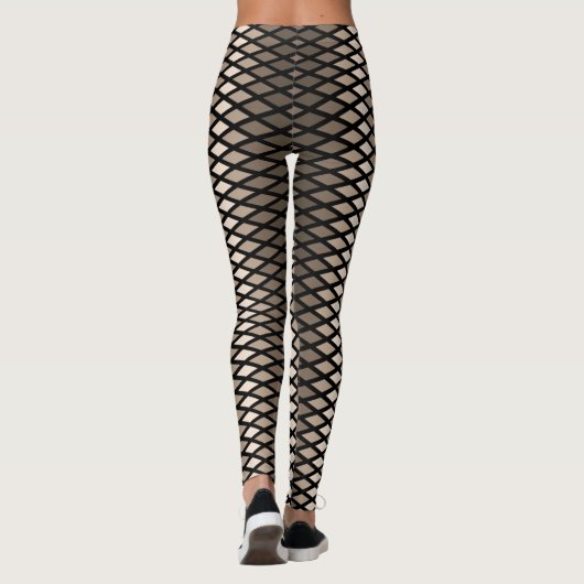 Coffee Ombre Diamond Leggings (Achterkant)