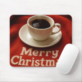 Coffee On a Merry Christmas Blanket Muismat (Met muis)