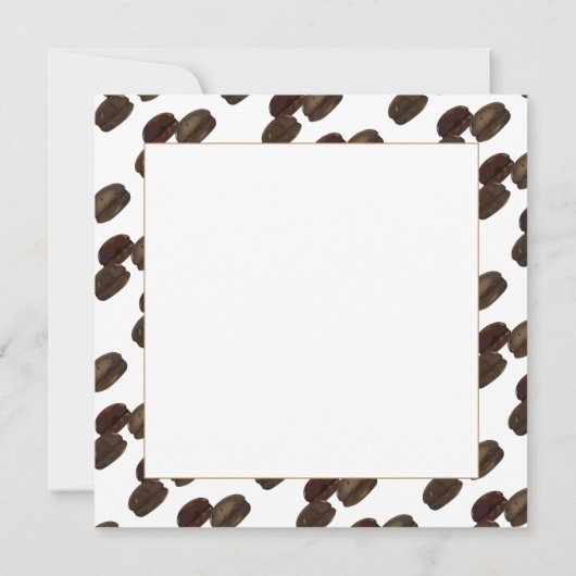 Coffee | Opmerking van dank Kaart (Achterkant)