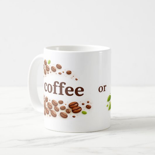 Coffee or Tea Classic Mug Koffiemok (Voorkant links)
