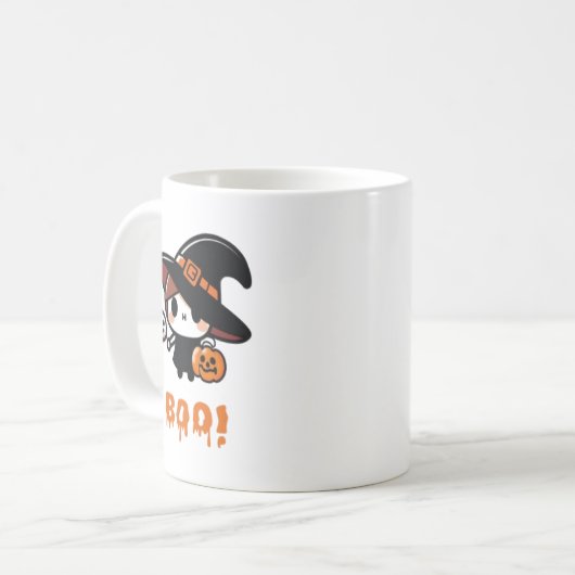 Coffee or tea mug (cup) Halloween  Koffiemok (Voorkant links)