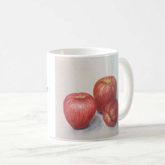 Coffee or Tea mug, featuring apple design Koffiemok (Voorkant rechts)