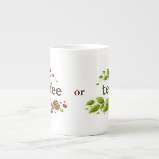 Coffee or Tea Specialty Mug Porselein Kop (Voorkant)
