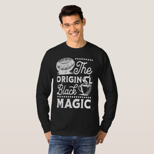 Coffee Original Magic Caffeine Espresso  Addict T-shirt (Voorkant volledig)