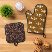 “Coffee Ovenwant & Pannenlap Set (Top down)