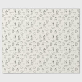 Coffee Paraphernalia — Verpakkingspapier Cadeaupapier