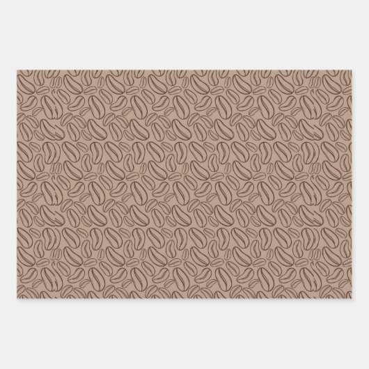 Coffee Party Gift Wrapping Paper Set van 3 (Voorkant 3)