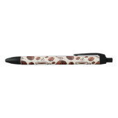 Coffee pattern 2 zwarte inkt pen (Bovenkant)