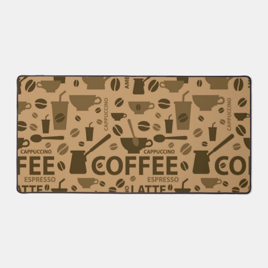 Coffee pattern bureaumat (Voorkant)