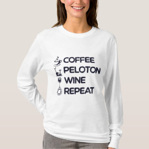 Coffee Pelo Wine Herhaal T-Shirt