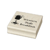 Coffee Percolator Westerne Stijl Breakfast Rubb Rubberstempel (Stempel)