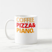 Coffee Pizza And Piano Koffiemok (Links)
