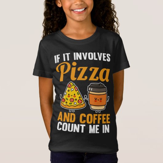 Coffee Pizza T-shirt (Voorkant)