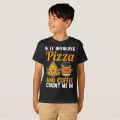 Coffee Pizza T-shirt (Voorkant volledig)