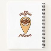 Coffee Place-notitieboek Notitieboek (Achterkant)